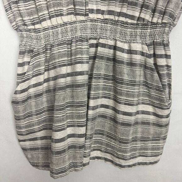 La Reine Striped Sleeveless Romper Size Large - Picture 4 of 11